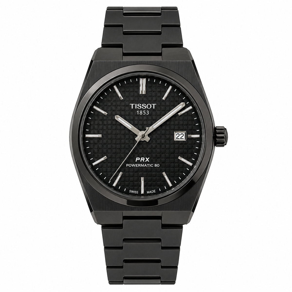 Tissot PRX Powermatic 80 Full Black PVD Swiss Automatic Watch