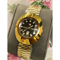 Daistar Automatic Men's Watch – Gold Tone, Day-Date, Power Reserve, Smooth Strap