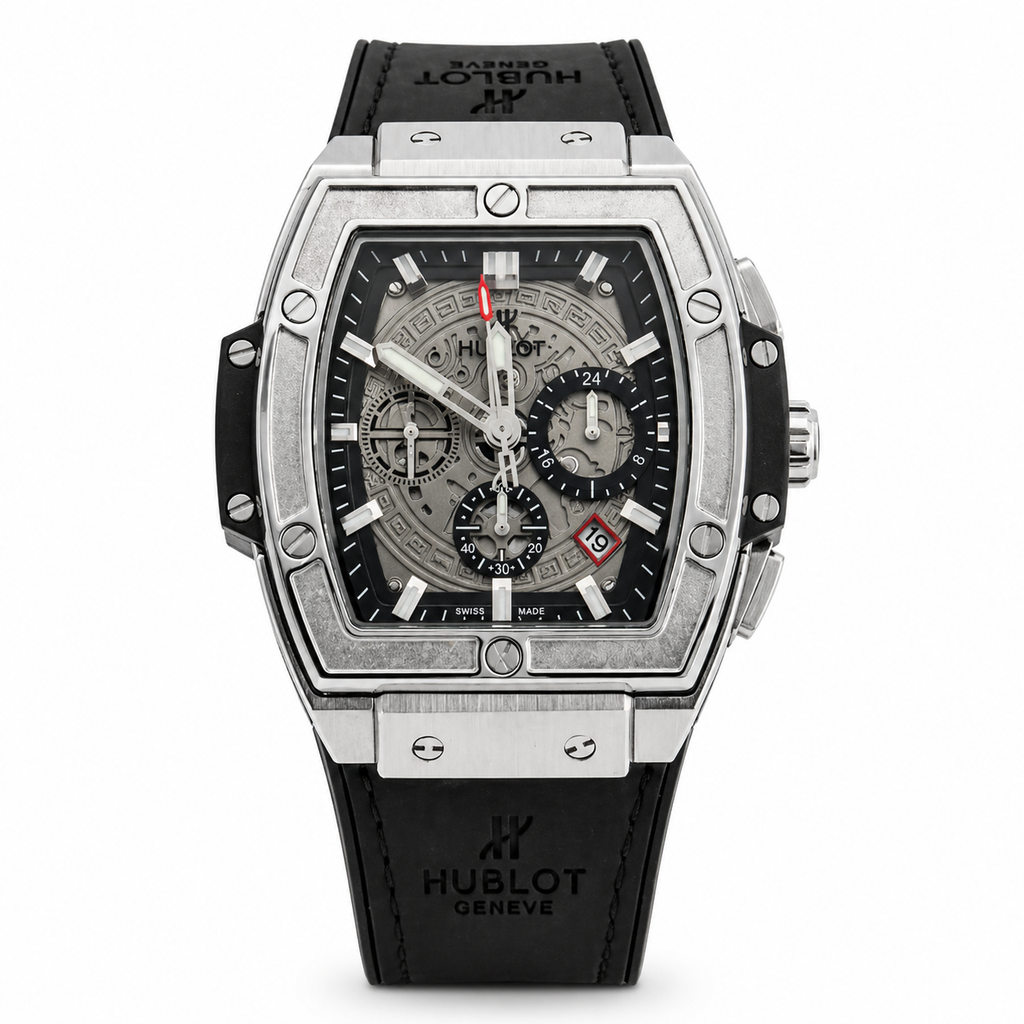 Hublot Spirit of Big Bang Titanium Black Rubber Chronograph Watch