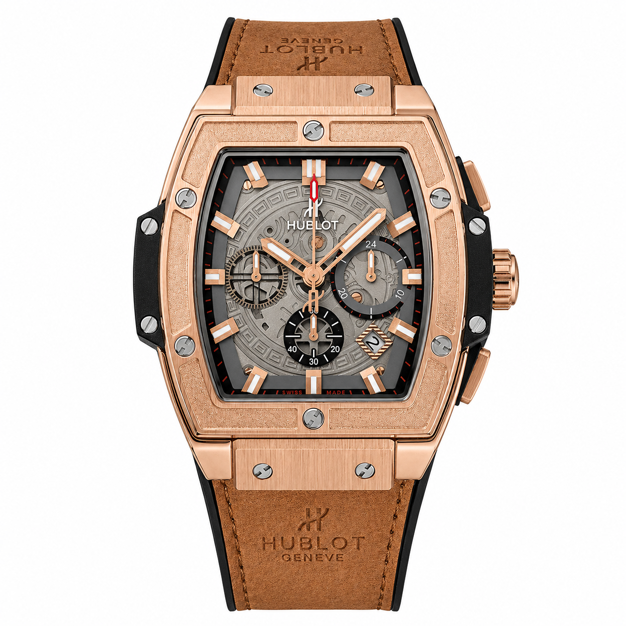 Hublot Spirit of Big Bang King Gold Frosted Chronograph Watch
