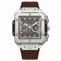 Hublot Square Bang Unico Steel Brown Rubber Chronograph Watch