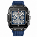 Hublot Square Bang Unico Black Ceramic Blue Chronograph Watch