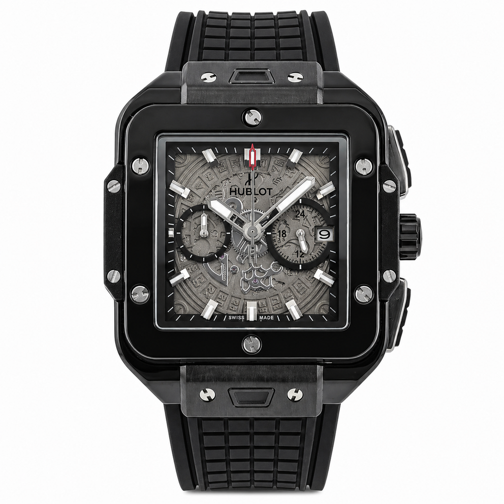 Hublot Square Bang Unico All Black Chronograph Watch