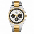 Tissot PRX Chronograph – Two-Tone Gold & Silver White Dial Swiss Made Watch