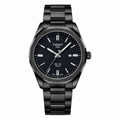 Tissot PRC 100 Solar Men's Watch – Black Dial Black PVD Stainless Steel Bracelet