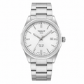 Tissot PRC 100 Solar Men's Watch – Silver White Dial Stainless Steel Bracelet