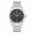 Tissot PRX Solar Men's Watch – Black Dial Stainless Steel Bracelet