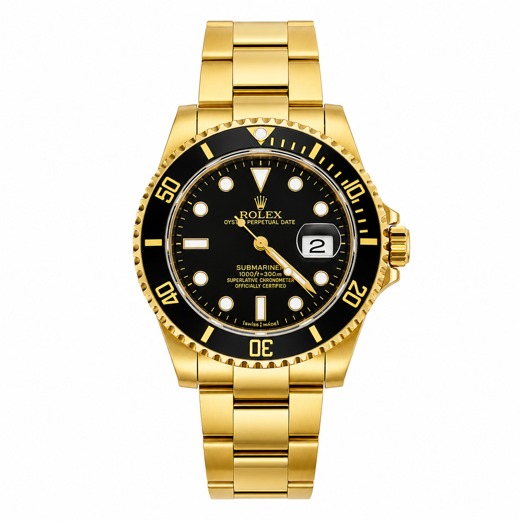 Rolex Submariner Date Two-Tone Steel & Yellow Gold — Black Dial & Black Bezel