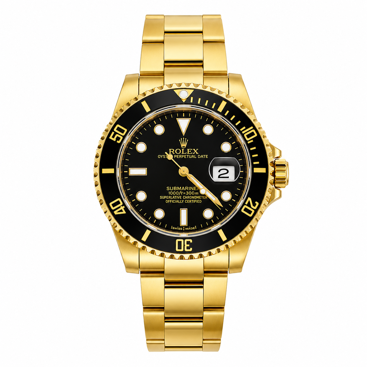 Rolex Submariner Date Two-Tone Steel & Yellow Gold — Black Dial & Black Bezel