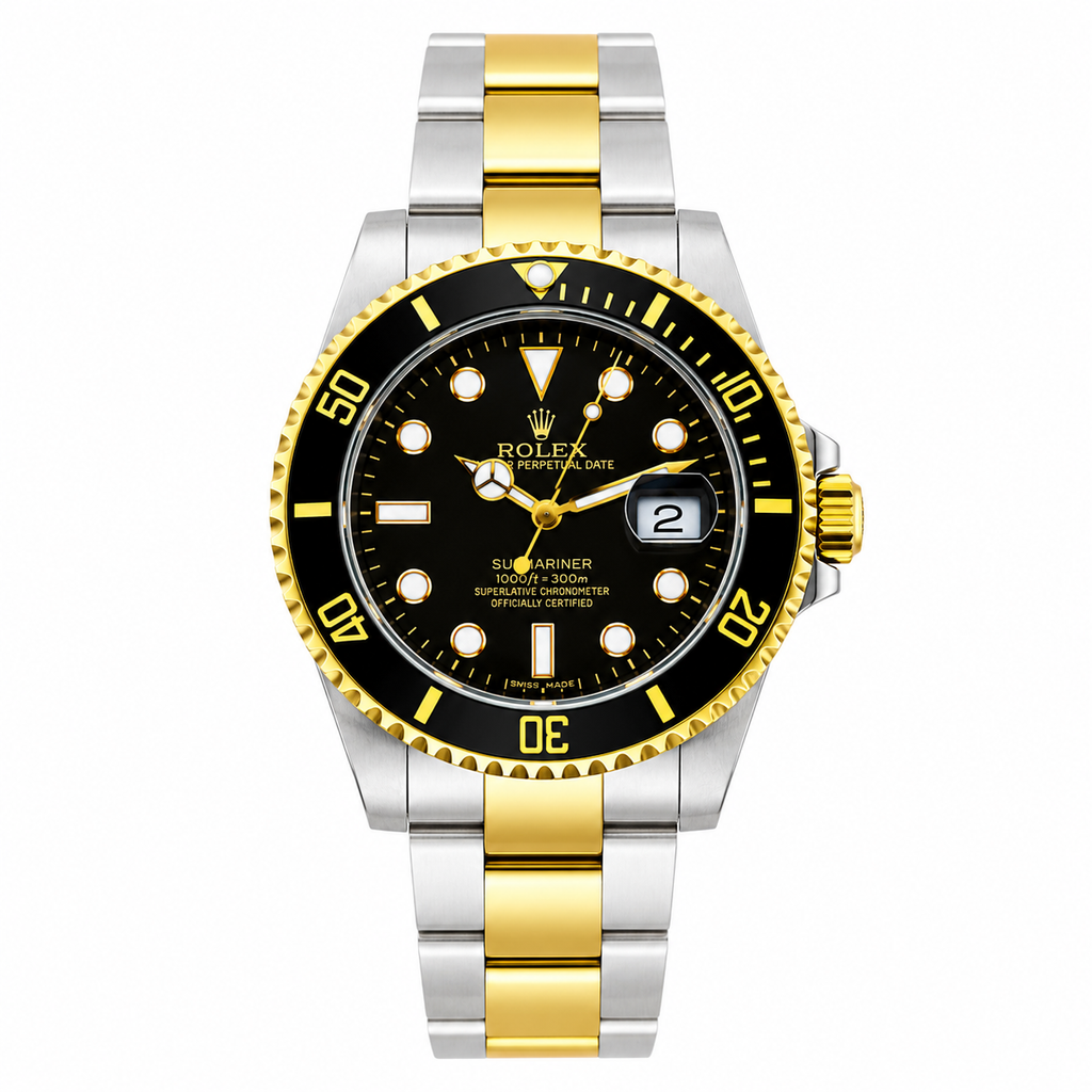 Rolex Submariner Date Two-Tone Steel & Yellow Gold — Black Dial & Black Bezel