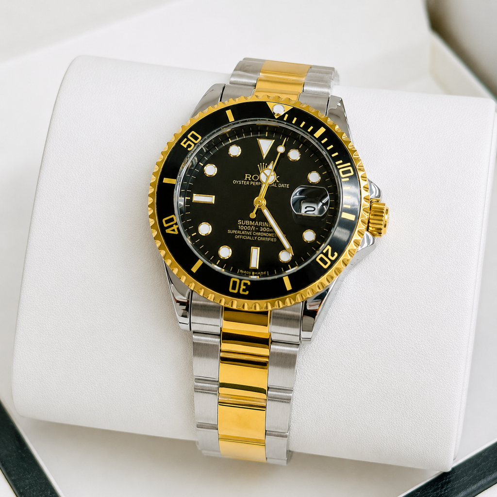Rolex Submariner Date Two-Tone Steel & Yellow Gold — Black Dial & Black Bezel