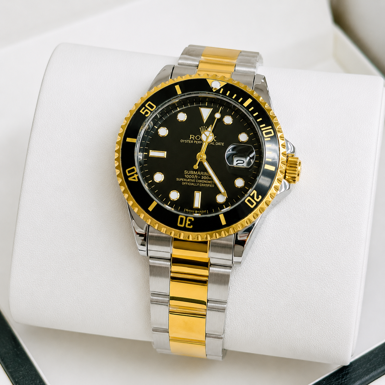 Rolex Submariner Date Two-Tone Steel & Yellow Gold — Black Dial & Black Bezel