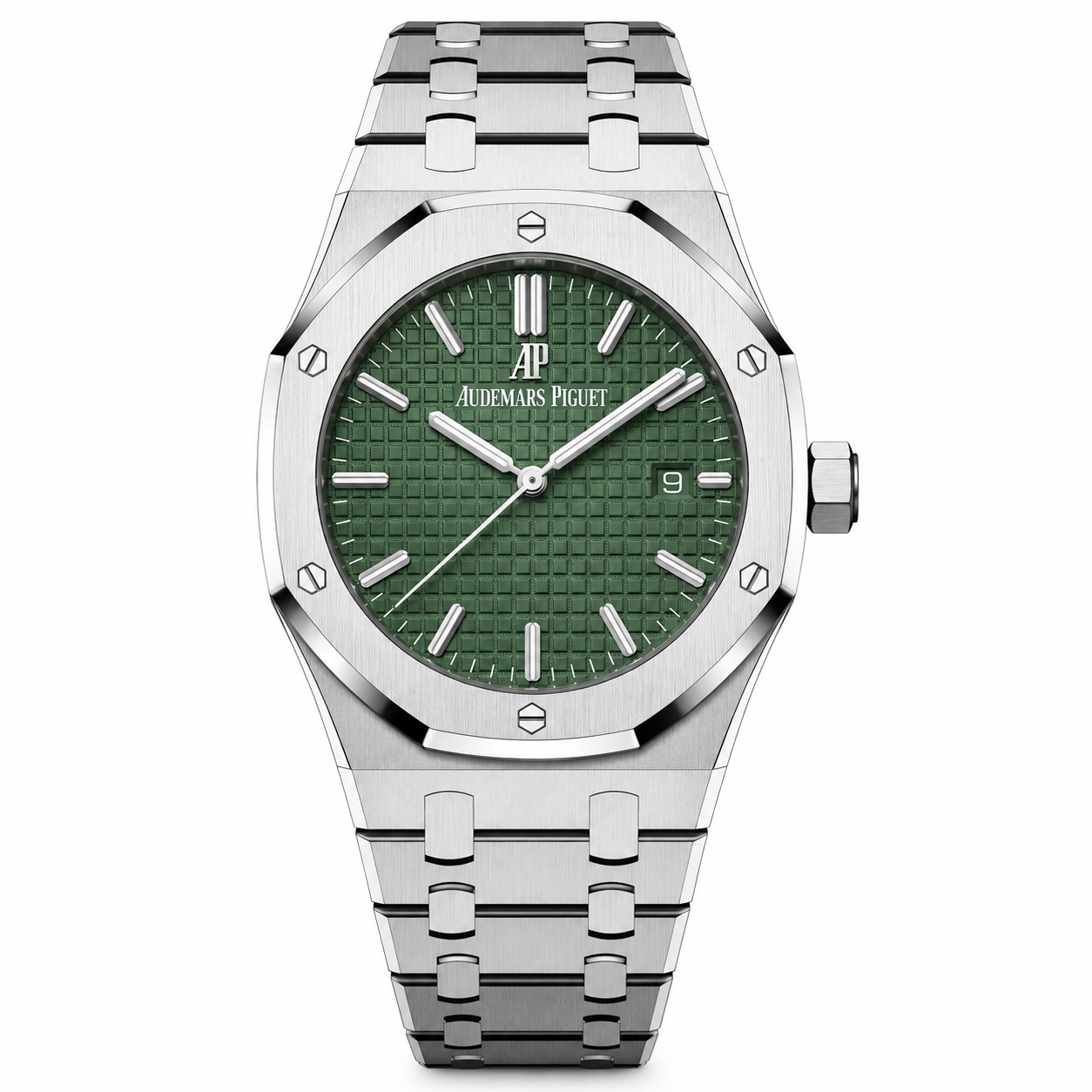 Stylo Royal Series Luxury Octagonal Watch – Stainless Steel