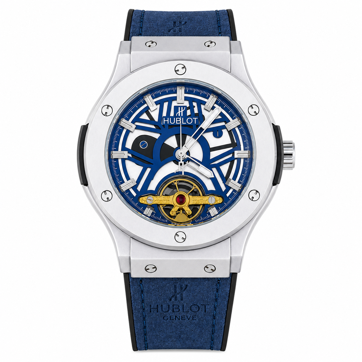 Skeleton Tourbillon Automatic Watch | Hublot Style | 6 Colors | Back Glass | Free Box