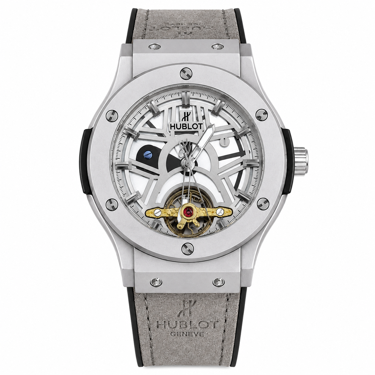 Skeleton Tourbillon Automatic Watch | Hublot Style | 6 Colors | Back Glass | Free Box