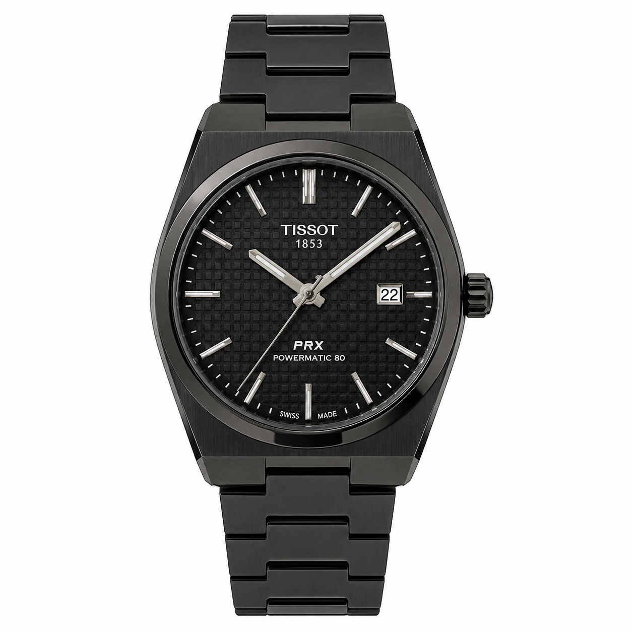 Tissot PRX Powermatic 80 Full Black PVD Swiss Automatic Watch