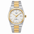 Tissot PRX Powermatic 80 Two-Tone Silver & Gold White Dial  Watch