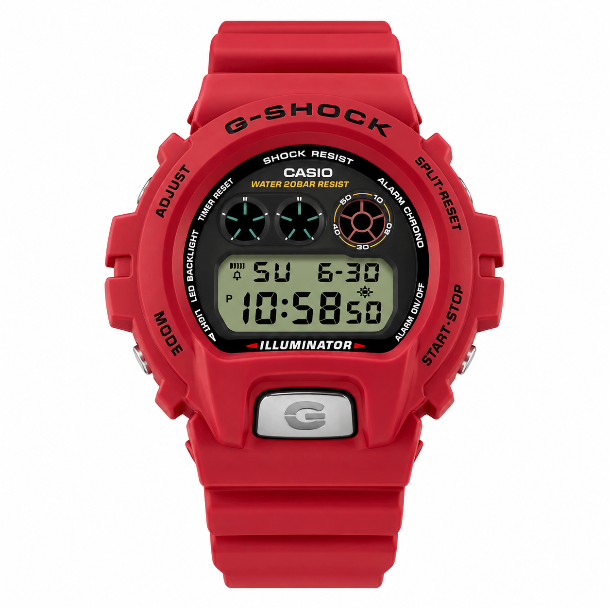 Casio G-Shock DW6900 Triple Graph Auto Light Watch for Men & Women – 200M Water Resistant