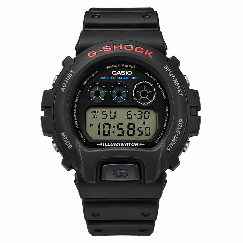 Casio G-Shock DW6900 Triple Graph Watch for Men & Women – Auto Light | Iconic Streetwear Digital Watch