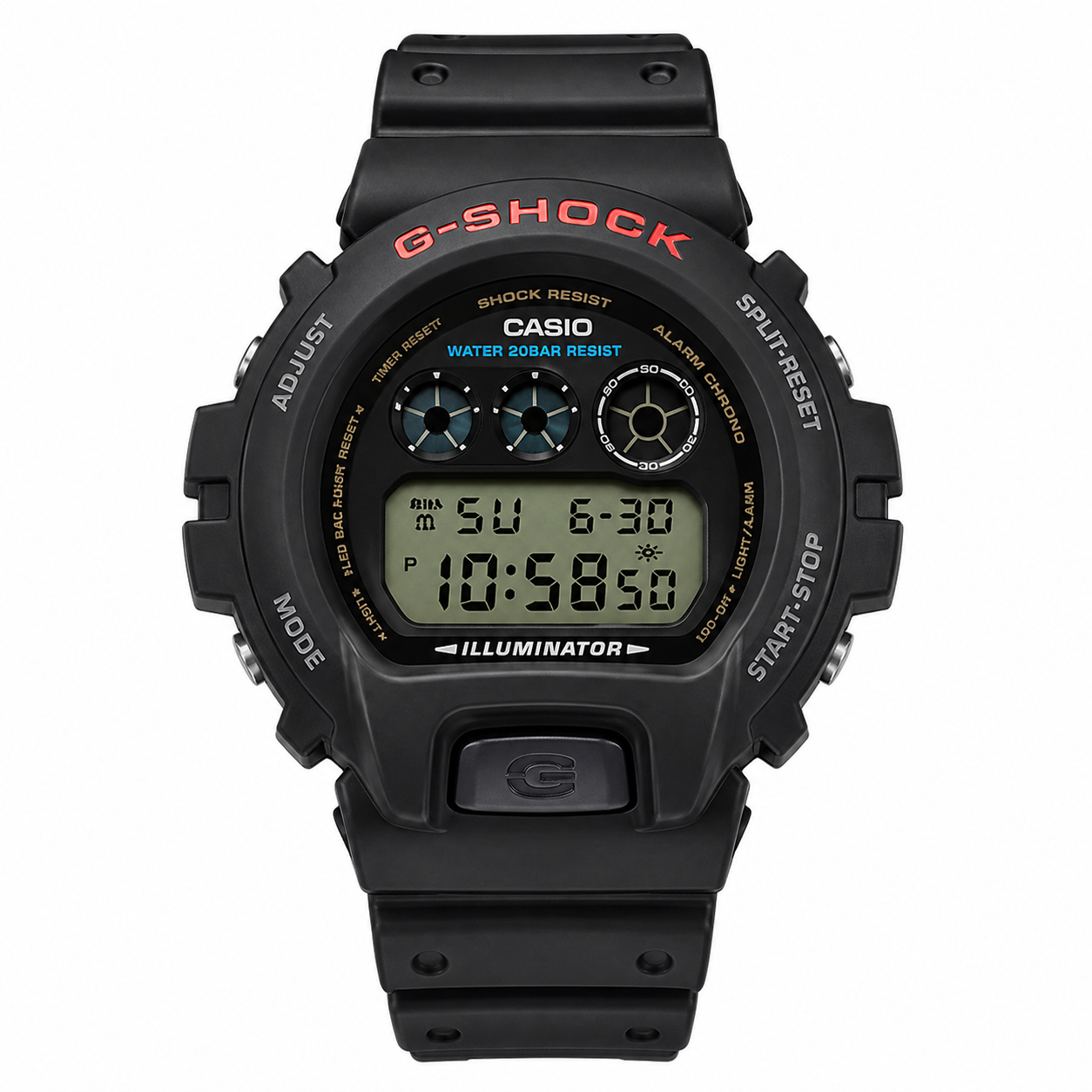 Casio G-Shock DW6900 Triple Graph Watch for Men & Women – Auto Light | Iconic Streetwear Digital Watch