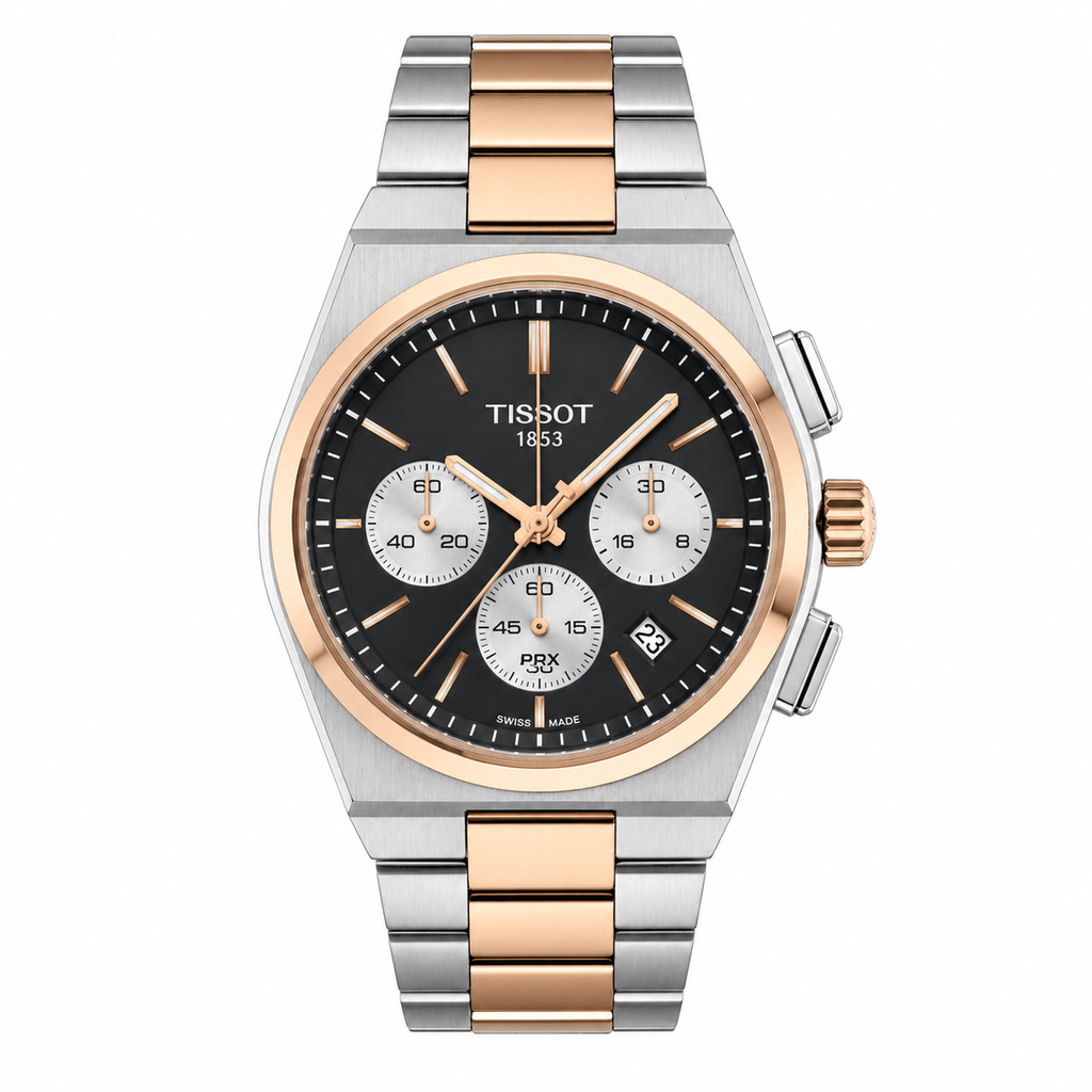 Tissot PRX Chronograph Men's Watch – Swiss Made Luxury Timepiece