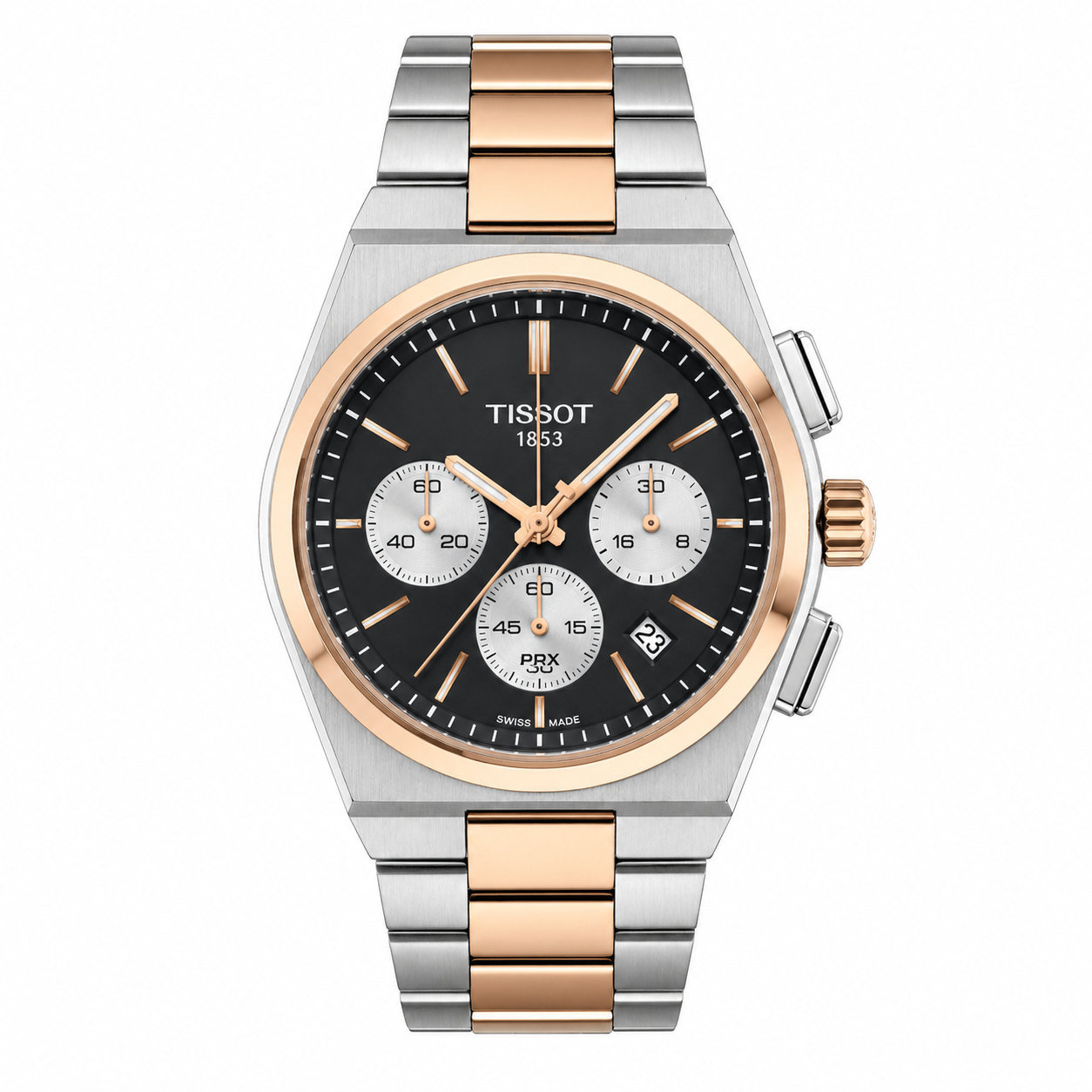 Tissot PRX Chronograph Men's Watch – Swiss Made Luxury Timepiece
