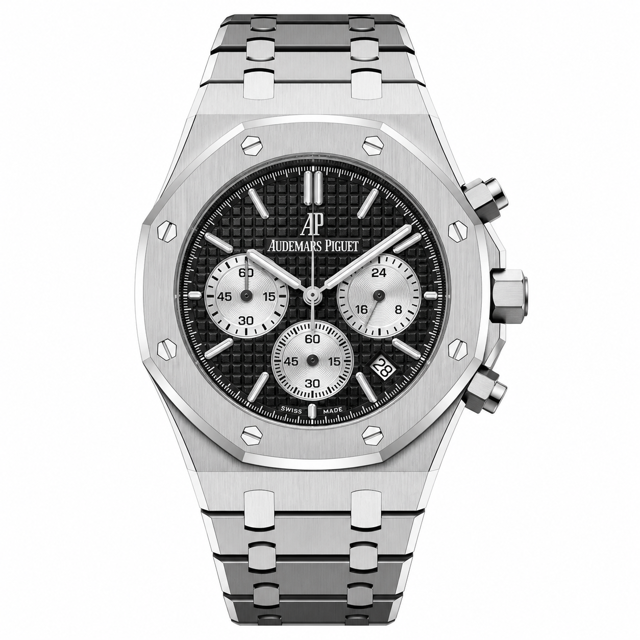 Men's & Women's Casual Quartz Watch – 42mm Stainless Steel Dial, Nylon Strap, Auto Date