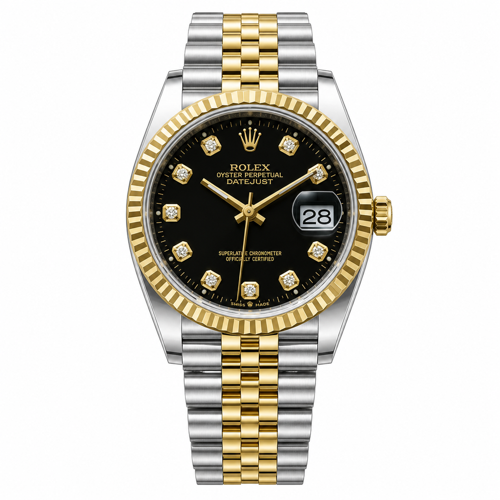 Men's Automatic Watch 36mm | Rolex Datejust Style | 904L Stainless Steel | Jam Tangan Lelaki Automatik | Free Box