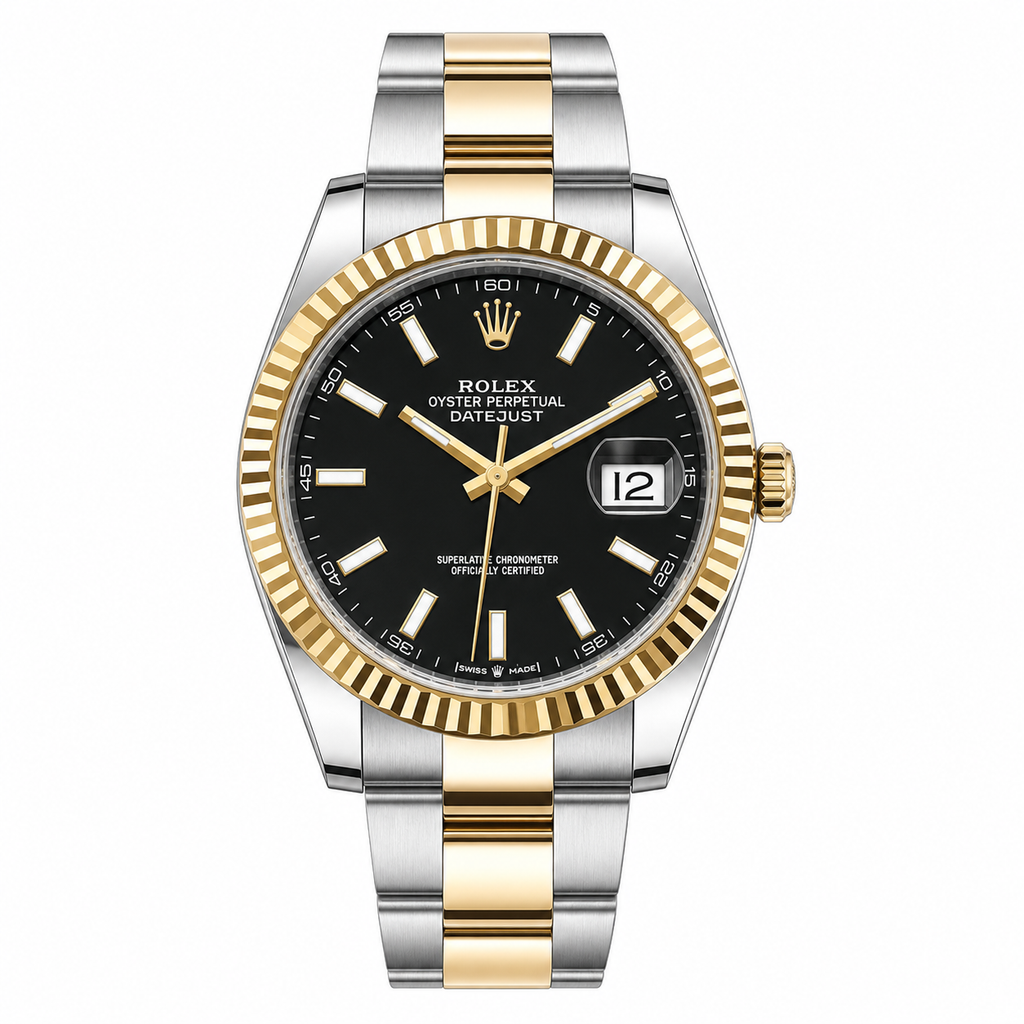 Rolex Oyster Perpetual Datejust Men's Automatic Watch 40mm | 904L Oystersteel | Ceramic Bezel | Date Display