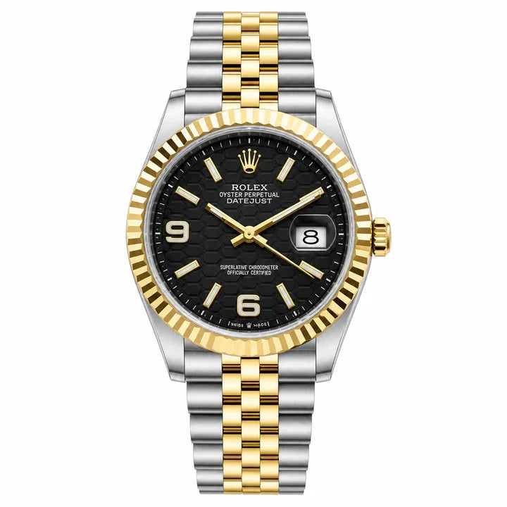 Rolex Datejust 36 — Fluted Bezel Jubilee Bracelet Watch