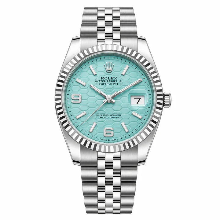 Rolex Datejust 36 — Fluted Bezel Jubilee Bracelet Watch