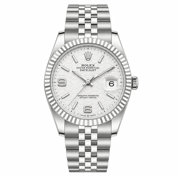 Rolex Datejust 36 — Fluted Bezel Jubilee Bracelet Watch
