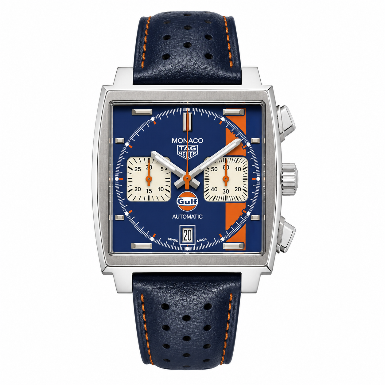TAG Heuer Monaco Gulf Special Edition Automatic Chronograph – Blue Dial | Swiss Made