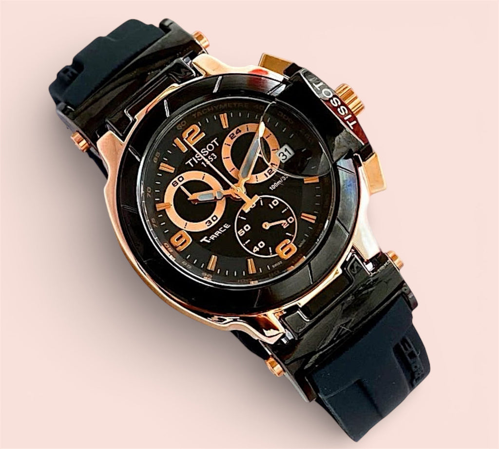 Tissot T-Race 1853 Rose Gold Chronograph Men’s Watch –  Quartz