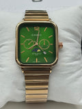 Casio A963 Multifunction Watch | Rose Gold Square Dial | Day Date Moon Phase | Water Resistant 50M