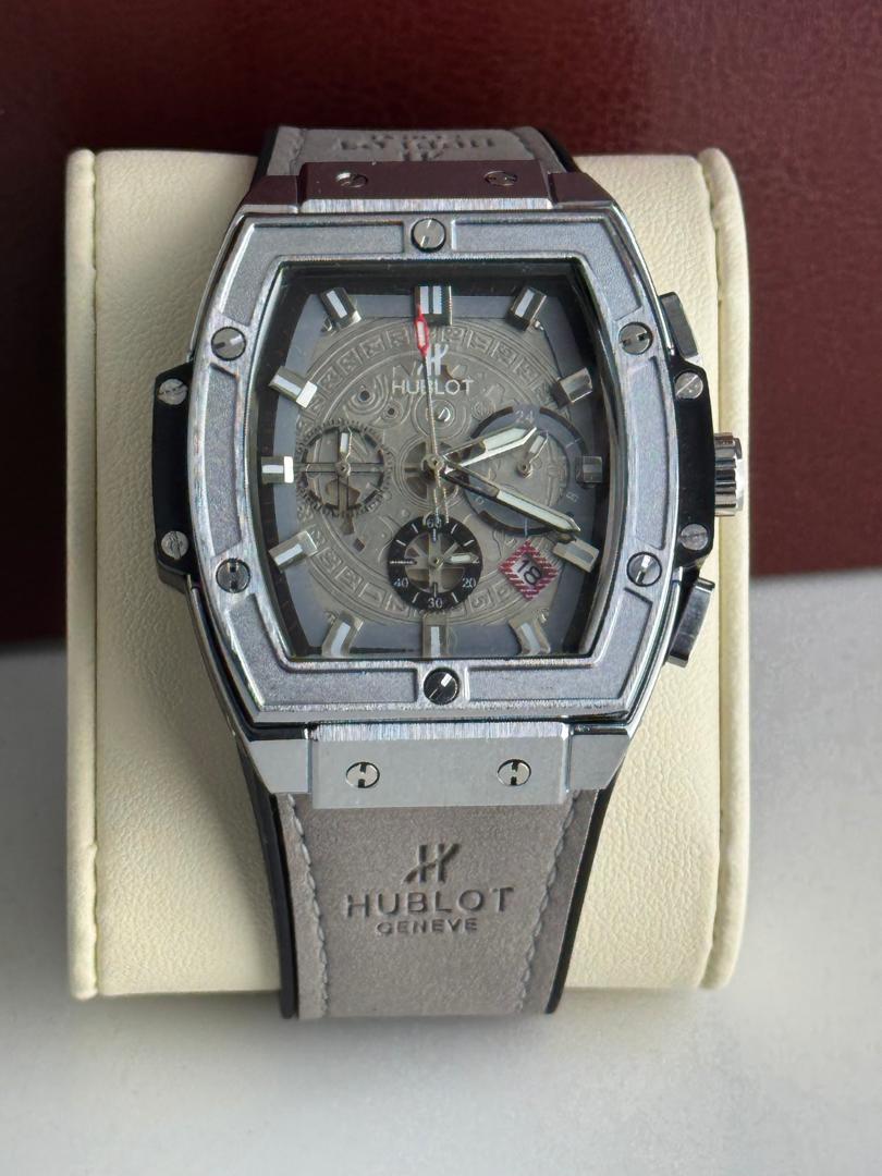 Hublot Spirit of Big Bang Titanium Grey Leather Chronograph Watch