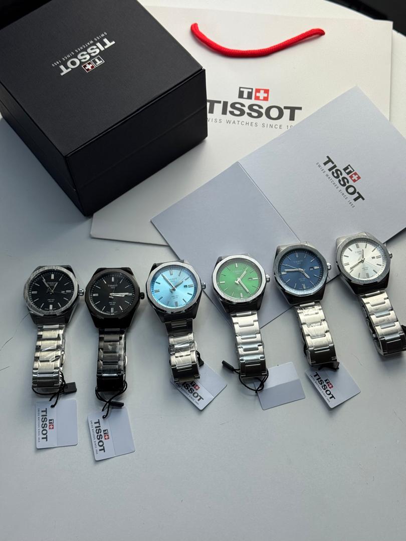 Tissot PRX Solar Men's Watch – Black Dial Stainless Steel Bracelet