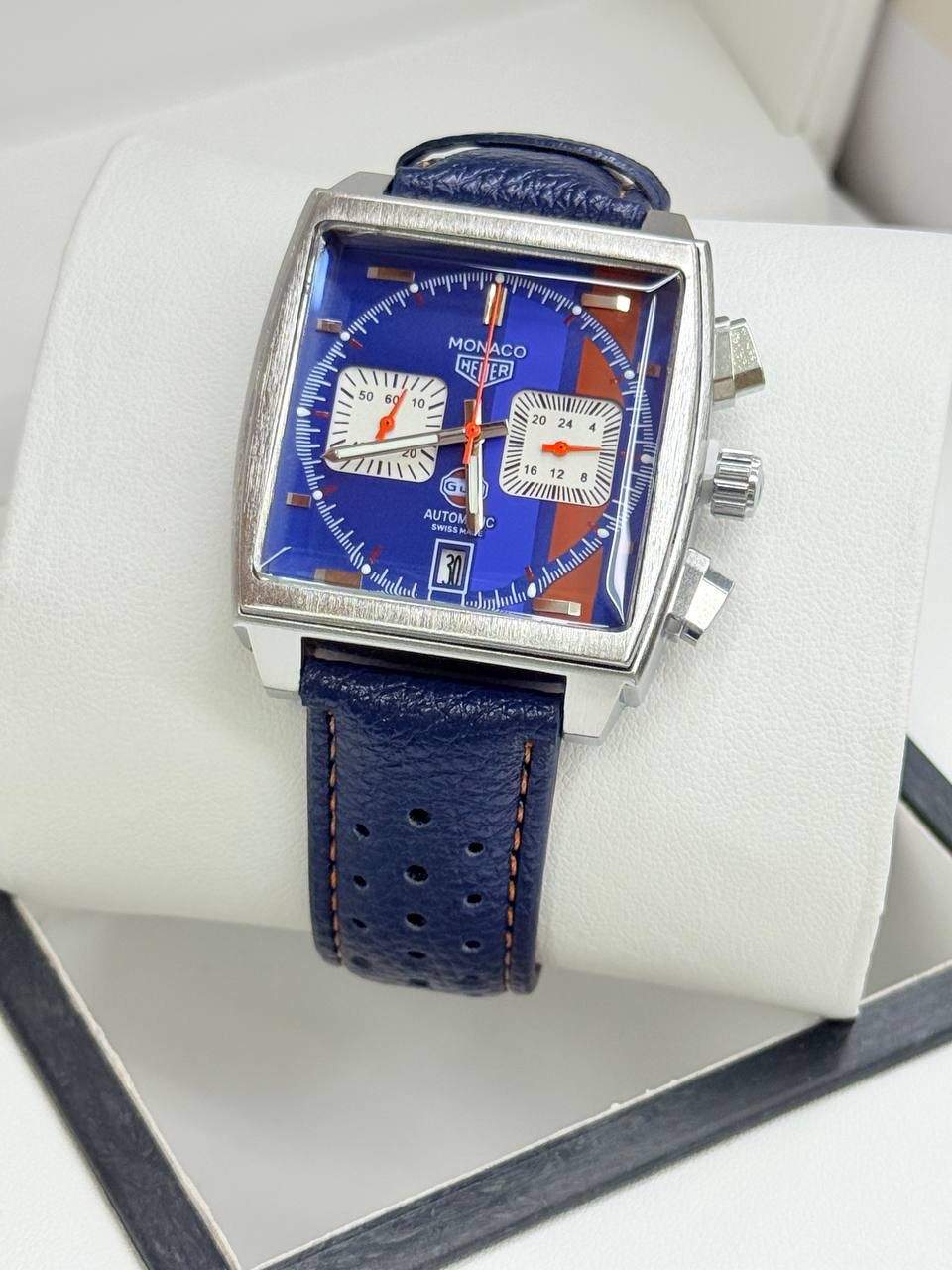 TAG Heuer Monaco Gulf Special Edition Automatic Chronograph – Blue Dial | Swiss Made