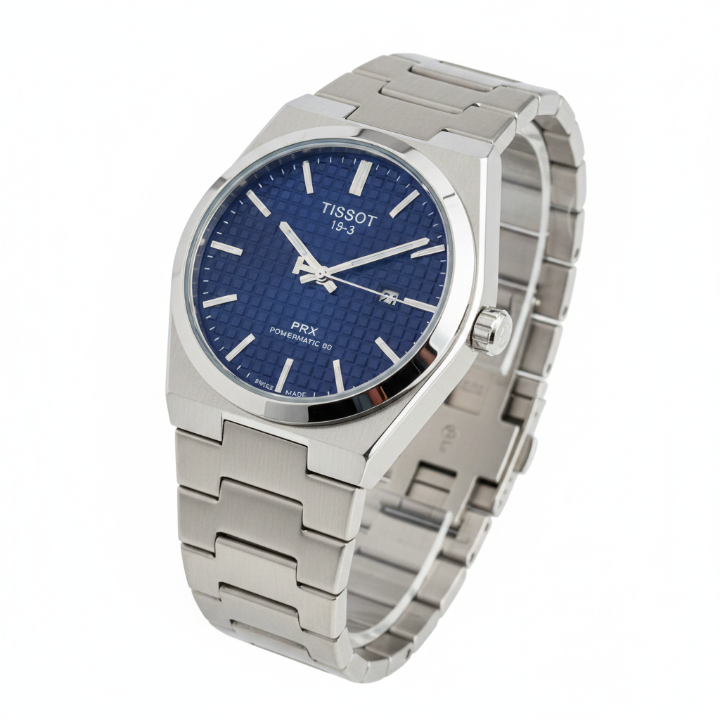 Tissot PRX Powermatic 80 Navy Blue Dial Silver Stainless Steel  Watch