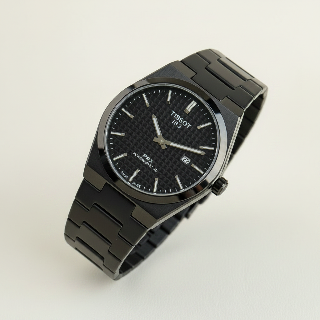 Tissot PRX Powermatic 80 Full Black PVD Swiss Automatic Watch