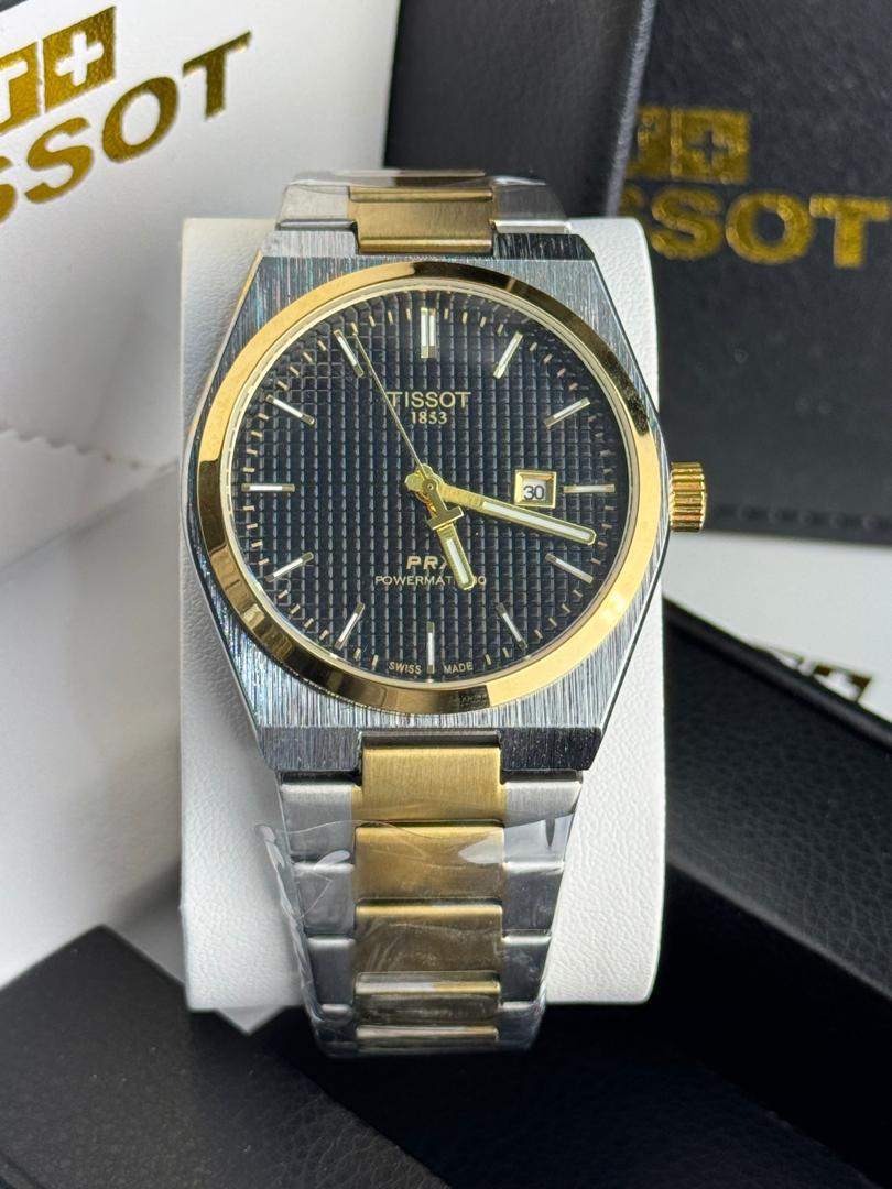 Tissot PRX Powermatic 80 Two-Tone Blue Dial Watch