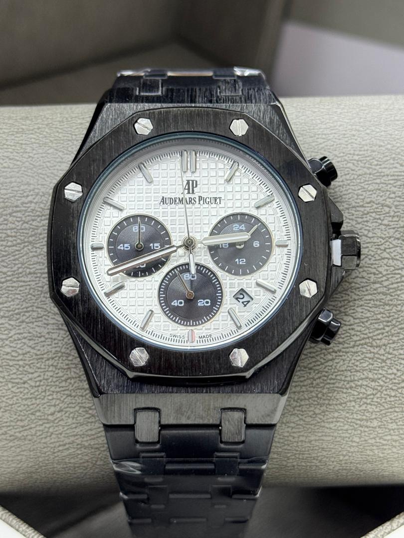 Audemars Piguet Royal Oak Offshore Black DLC Chronograph – Blue Tapisserie Dial