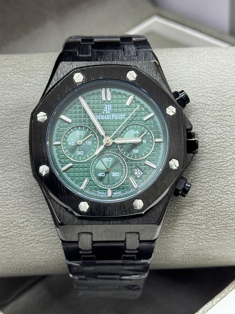 Audemars Piguet Royal Oak Offshore Black DLC Chronograph – Blue Tapisserie Dial