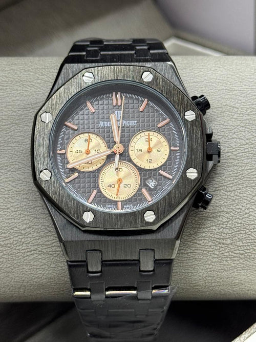 Audemars Piguet Royal Oak Offshore Black DLC Chronograph – Blue Tapisserie Dial