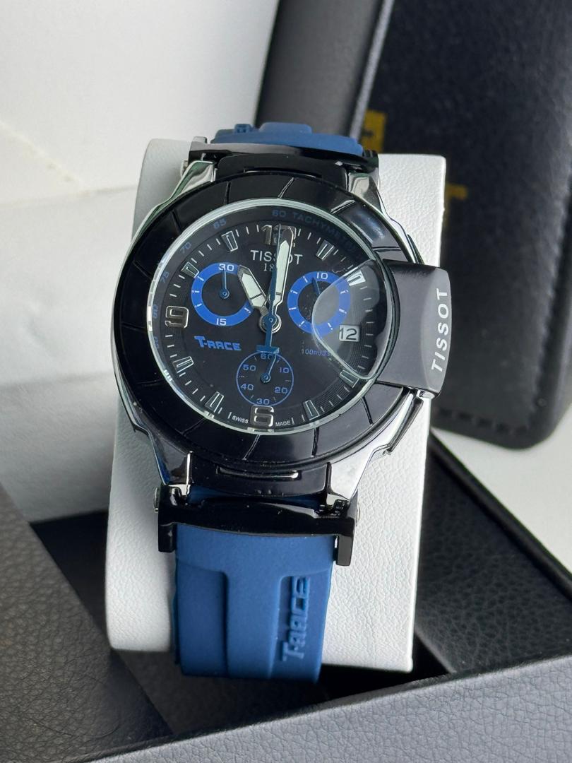 Tissot 1853 Chronograph Men’s Watch – Rubber Strap | All Functions Working | Free Box Included