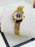 Rado Ladies Gold Watch | Crystal Diamond Dial | Battery Quartz | Ready Stock