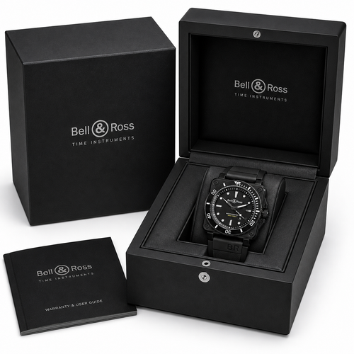 Bell & Ross BR 03-92 Diver Black Ceramic – 300M Water Resistant | White & Black Dial