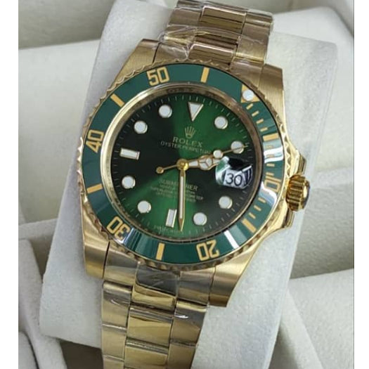 Full Black Automatic Men's Watch – Diamond Hour Markers, Date Function, Lume, 31 Variants