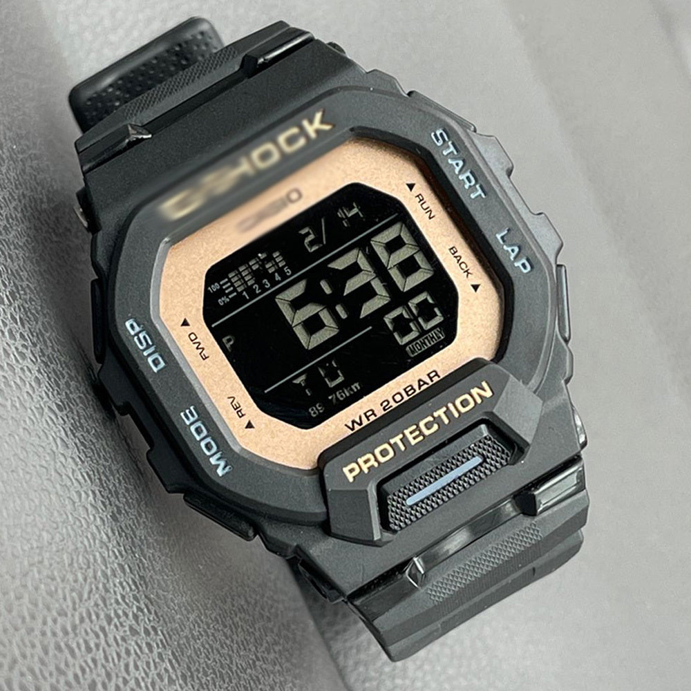 G-SHOCK GBD-200 Digital Sports Watch – Soft Rubber Jelly Strap, Glass Crystal, Unisex