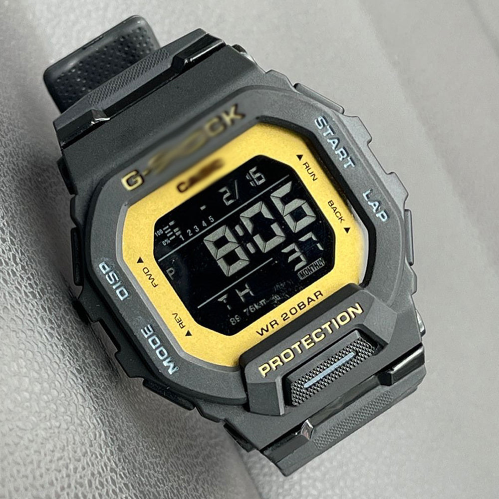 G-SHOCK GBD-200 Digital Sports Watch – Soft Rubber Jelly Strap, Glass Crystal, Unisex